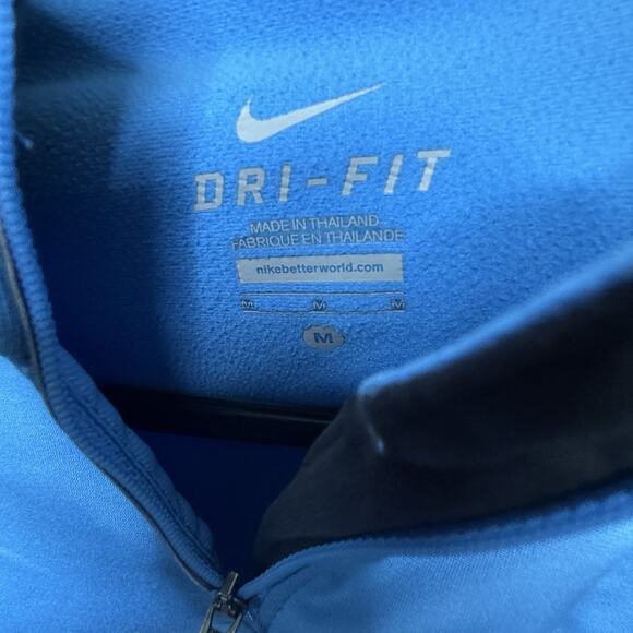 Women’s Nike Dri-FIT Blue Hoodie Zip Up Pullover Size M - Picture 3 of 4